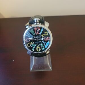 Brand New Black Rare GaGa Milano Luxurious Italian Ladies Watch